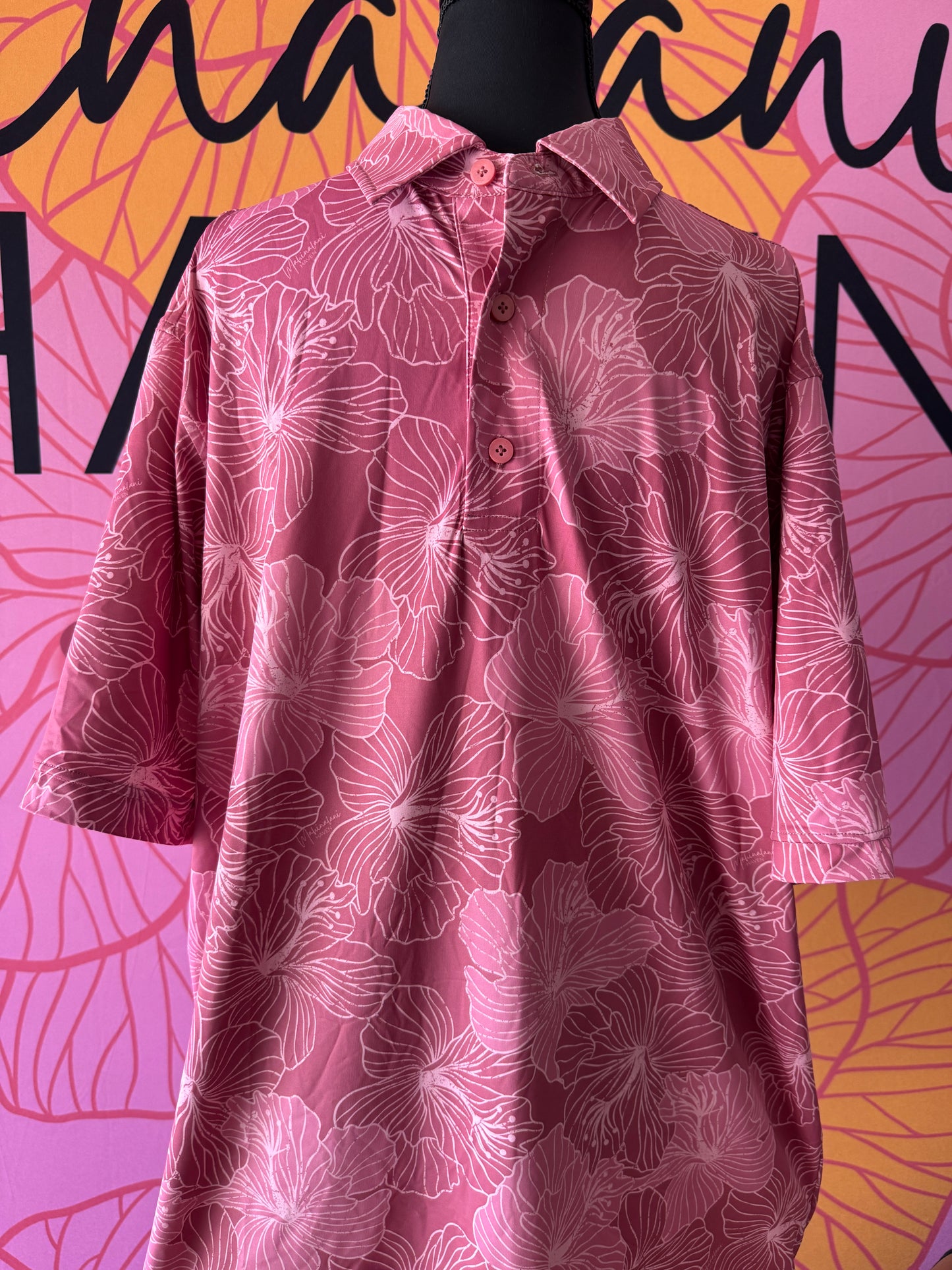 Kane Pullover - Hibiscus