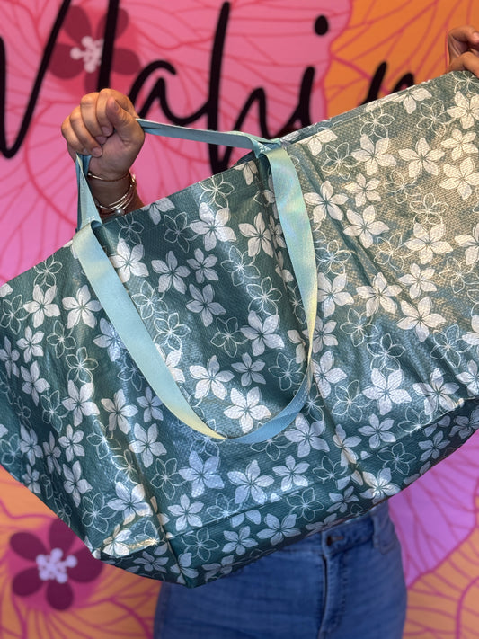 XL Tote - Teal Melia