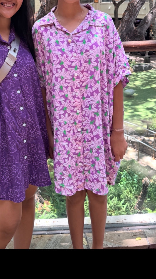 Leilani Top - Purple Naupaka
