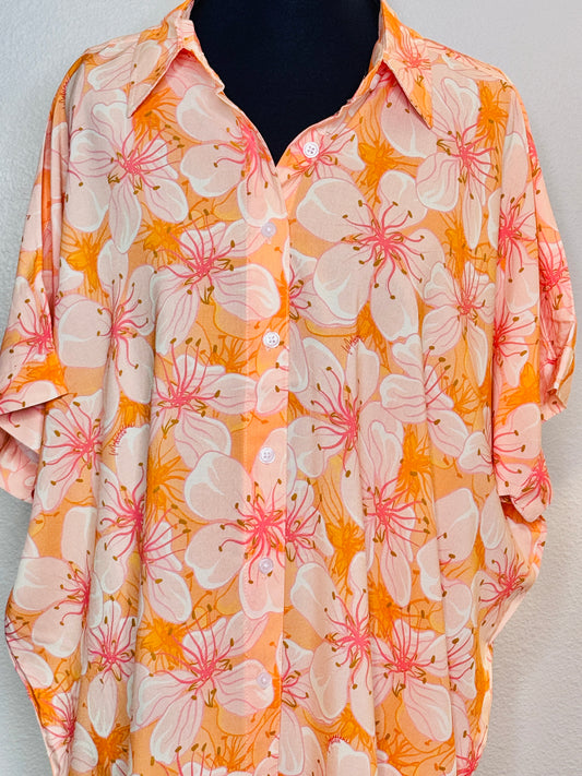 Leilani Top - Sorbet Sakura