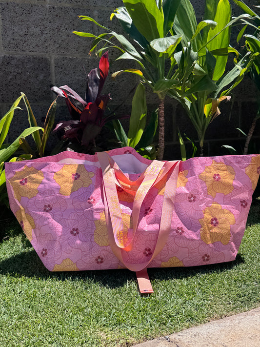 XL Tote - Pink Hau