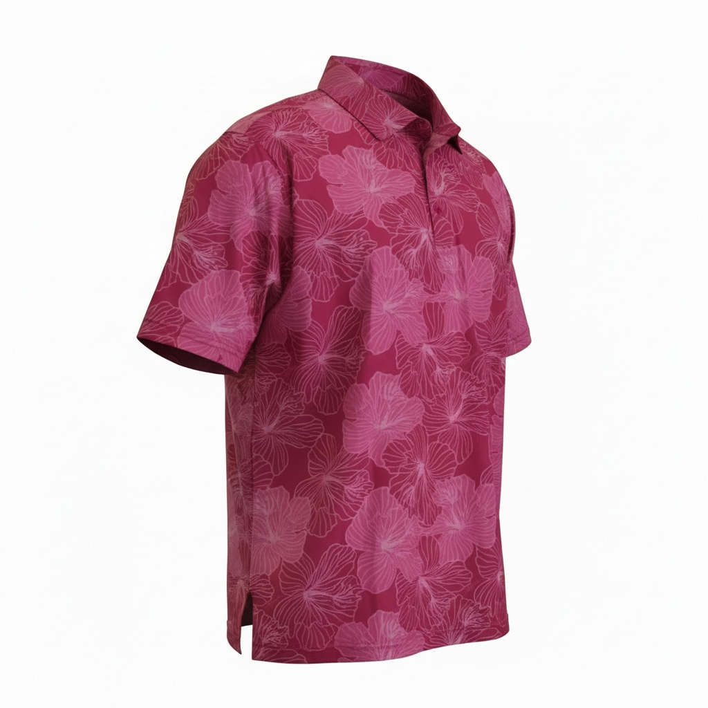 Kane Active Pullover - Hibiscus