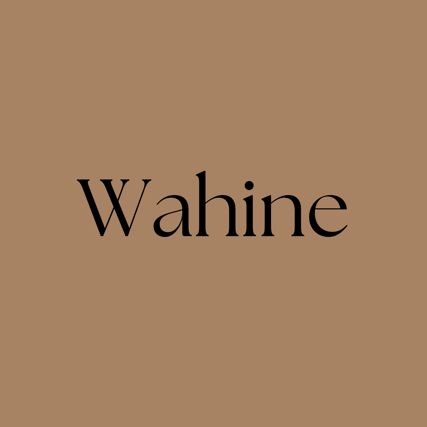 Wahine (women)