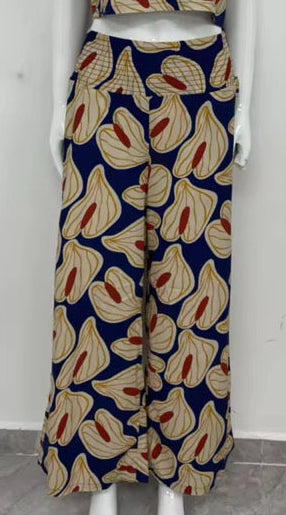 Hina Pant - Navy Anthurium