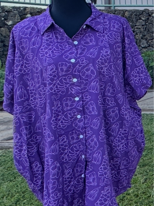Leilani top - Purple Iniki