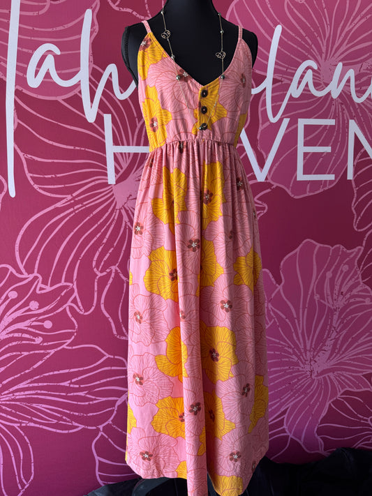 Alohi Jumpsuit - Pink Ilima