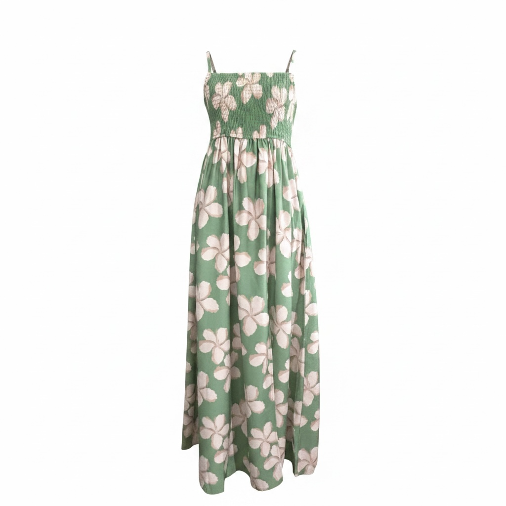 Kaila Maxi - Watercolor Hibiscus